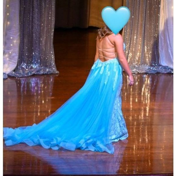 Blue Vienna Size 14 Straight dress - Picture 2 of 2